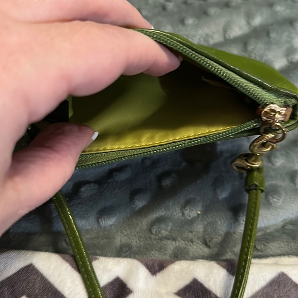 Vintage green Coach Wristlet - Picture 5 of 8